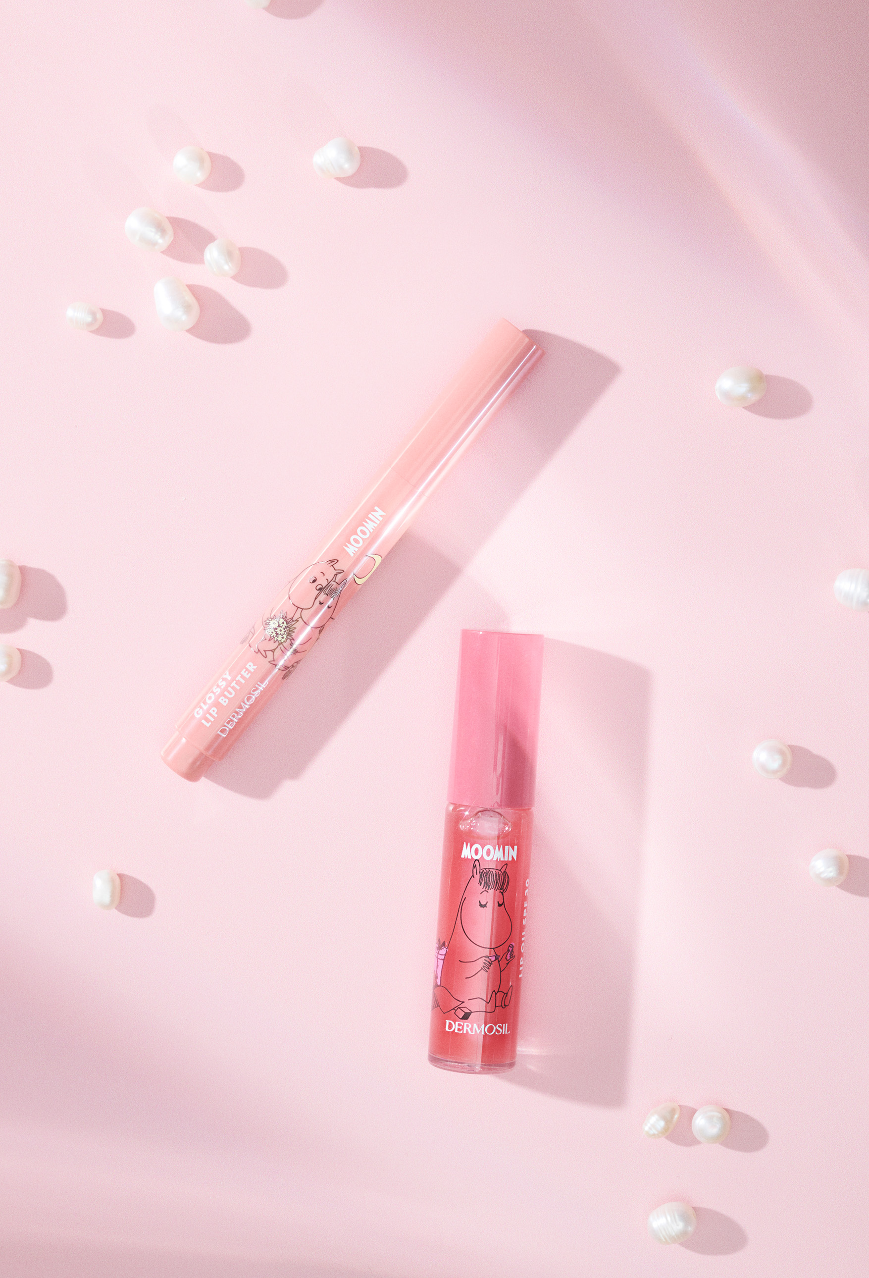 Moomin Lip Oil with sun protection factor SPF 30 - Dermosil