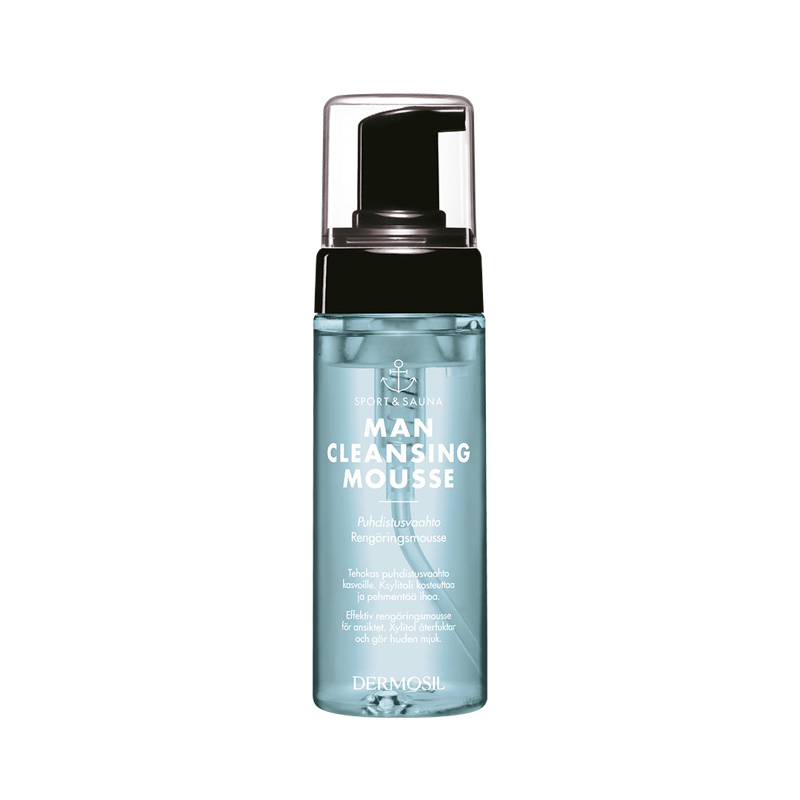 Cleansing mousse: a facial cleansing mousse for men - Dermosil